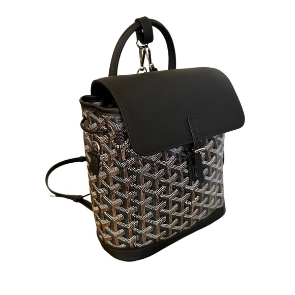 Goyard Calfskin Mini Alpin Backpack Black - Picture 3 of 12